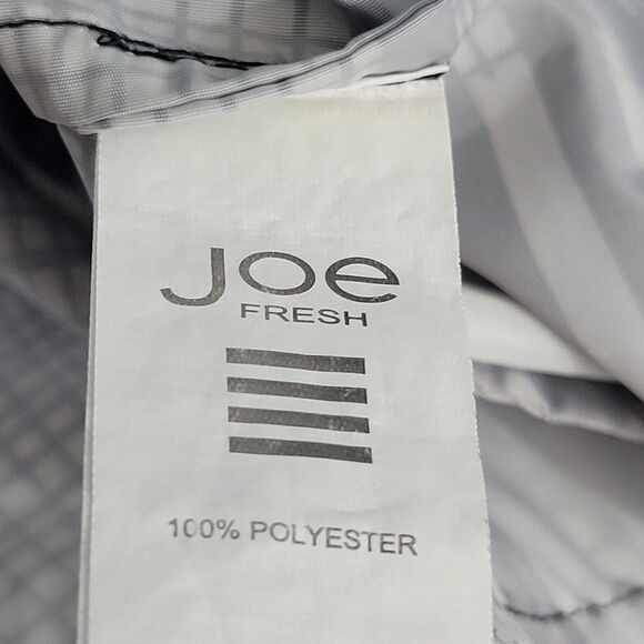 Jo Fresh Black And White Checkered Elastic Waist Drawstring Skirt M - Picture 6 of 6